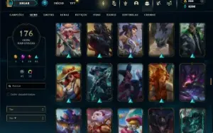 Esmeralda 3 com 105 Champs e 175 Skins + 100 Espolios