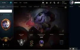 Conta Nível 83, 88 Campeões, Prata 1, MMR Alto e 40 Skins