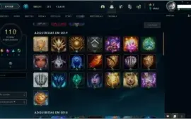 Conta Nível 83, 88 Campeões, Prata 1, MMR Alto e 40 Skins