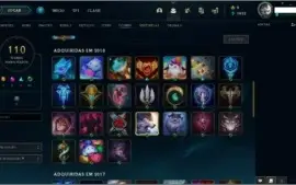 Conta Nível 83, 88 Campeões, Prata 1, MMR Alto e 40 Skins