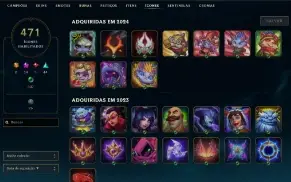 conta lol + valorant