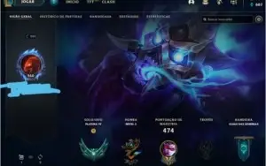 Conta do lol com 125 skins 2 ultimate