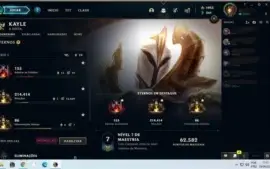 Conta kayle prateada e Corki OVNI (Silver Kayle e crk OVNI)