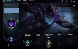 CONTA LOL EX DIAMANTE BARATA