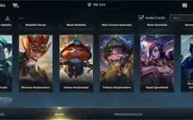 WILD RIFT 70 SKINS; 8 LENDÁRIAS; 245 WC; TODOS OS PASSES