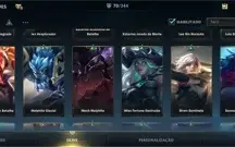 WILD RIFT 70 SKINS; 8 LENDÁRIAS; 245 WC; TODOS OS PASSES