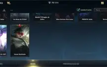 WILD RIFT 70 SKINS; 8 LENDÁRIAS; 245 WC; TODOS OS PASSES