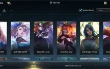 WILD RIFT 70 SKINS; 8 LENDÁRIAS; 245 WC; TODOS OS PASSES