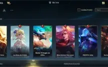WILD RIFT 70 SKINS; 8 LENDÁRIAS; 245 WC; TODOS OS PASSES