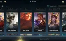 WILD RIFT 70 SKINS; 8 LENDÁRIAS; 245 WC; TODOS OS PASSES