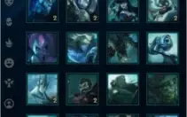 conta lol plat 4 todos os champs e 258 skins