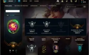 Conta prata 2 com 48 skins e 97 champs