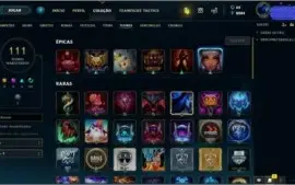 ACC PRATA II 107 CHAMPS E 128 SKINS POR R$200,00 LEVE AGORA!