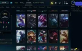 ACC PRATA II 107 CHAMPS E 128 SKINS POR R$200,00 LEVE AGORA!