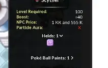 Char Naturia Lv 155 Pxg Server Steel