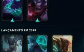 Conta lol 211 skins e todos os CAMPEÕES. Unranked