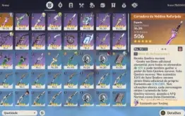 Keqing skin+garantido+ Mona +Tighnari+Mitsplitter + 26 tiros