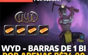 [Aproveite] Barra de 1Bi no WYD GLOBAL por apenas R$24,90