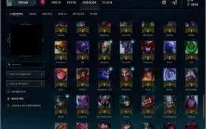 Conta lol borda diamante 53 skins TODOS CAMPEÕES