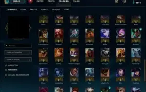 Conta lol borda diamante 53 skins TODOS CAMPEÕES