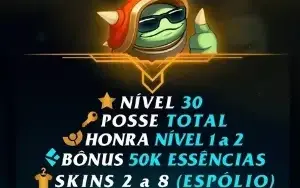 Conta Lol Smurf Unranked Até 80.000 De Essência Azul