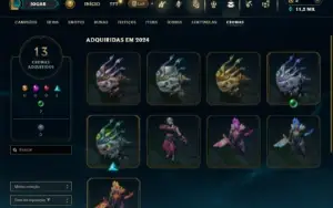 Platina 3 com 21 Champs e 21 Skins