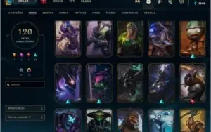 CONTA DE LOL - LVL 276 - 120 SKINS