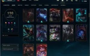 CONTA DE LOL - LVL 276 - 120 SKINS
