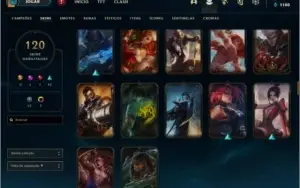 CONTA DE LOL - LVL 276 - 120 SKINS