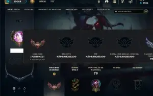 Conta bronze 1 com 31 Champs e 11 Skins + 1 Fragmento