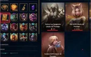 Conta diamante de Prestígio