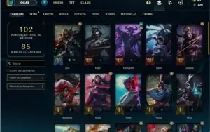 Conta platina 1 ( EX MESTRE ) com 100 PDL, 36 Champs e 16 Sk