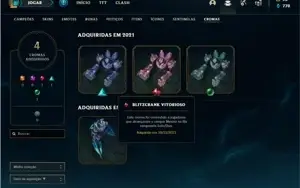 Conta platina 1 ( EX MESTRE ) com 100 PDL, 36 Champs e 16 Sk