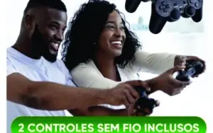 Video stick retrô 4k hdmi 15 mil game. Único com jogos em Po