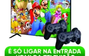 Video stick retrô 4k hdmi 15 mil game. Único com jogos em Po