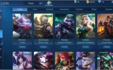 Conta Mobile Legends 117 skins ( 1 lendaria skin + 3 epicas)