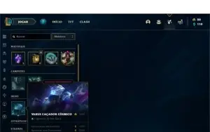 Conta ouro 2 com 37 Champs e 12 Skins + 3 Espolios