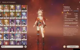 Hutao+Kazuha+Nilou+Yoimiya+Alhaitham+Childe+2 Armas T5 +Outr