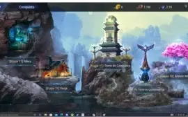 MIR4 arqueira lvl 70 80K de poder+pet epico+pedra lendaria