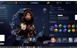MIR4 arqueira lvl 70 80K de poder+pet epico+pedra lendaria