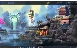 MIR4 arqueira lvl 70 80K de poder+pet epico+pedra lendaria