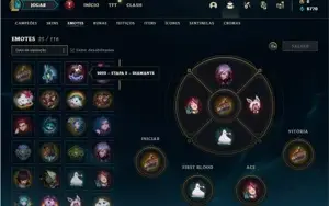 Conta diamante 1 (flex) com 29 Champs e 8 Skins