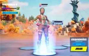 Conta com 61 skins, 57 danças, 45 picaretas e 60 mochilas!!