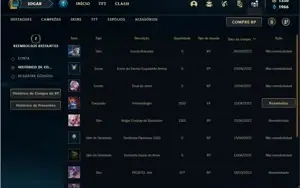 Conta Nivel 27 com 25 Champs, 12 Skins + 1350 RP Sobrando