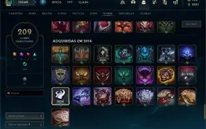Conta League Of Legends - Season 4 - 108+ skins
