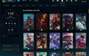 Conta League Of Legends - Season 4 - 108+ skins