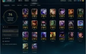 CONTA LEAGUE OF LEGENDS PLATINA V COM MMR ALTO! ÓTIMA CONTA!
