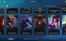 Conta 196 skins feita no primeiro dia