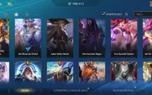 Conta 196 skins feita no primeiro dia