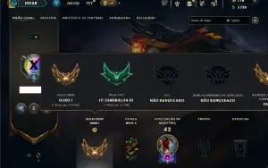 Ouro 1 com 30 Champs e 9 Skins +5 Fragmentos